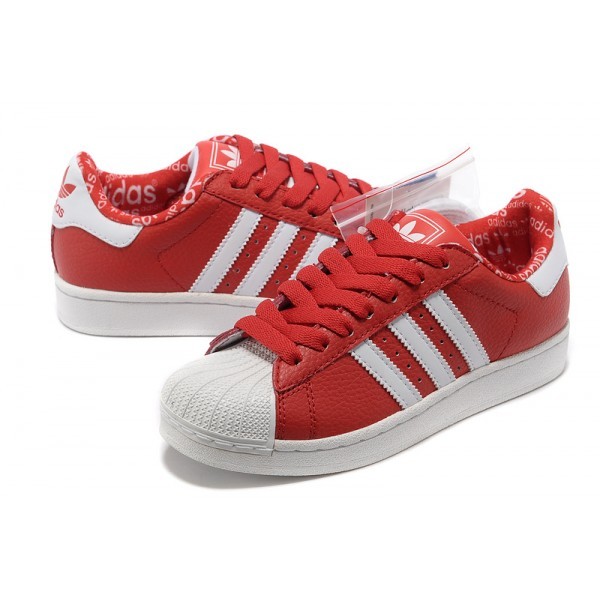 adidas rouge femme superstar