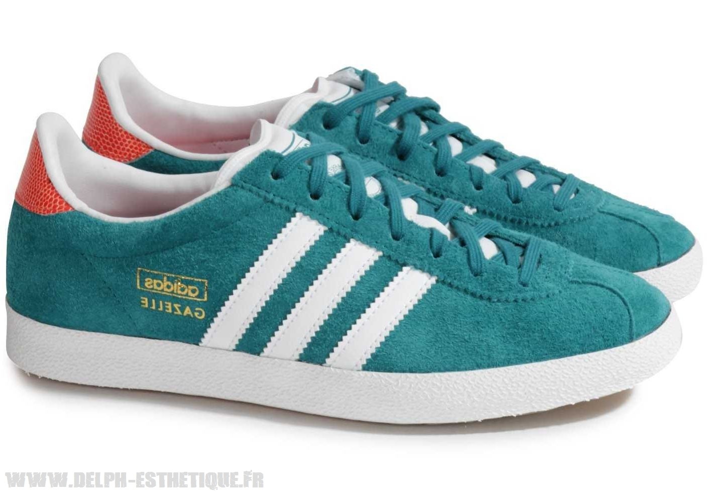 adidas gazelle bleu turquoise