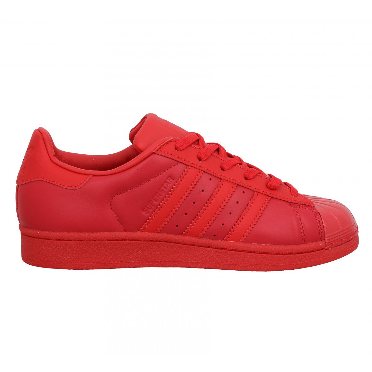 adidas superstar blanche et rouge femme