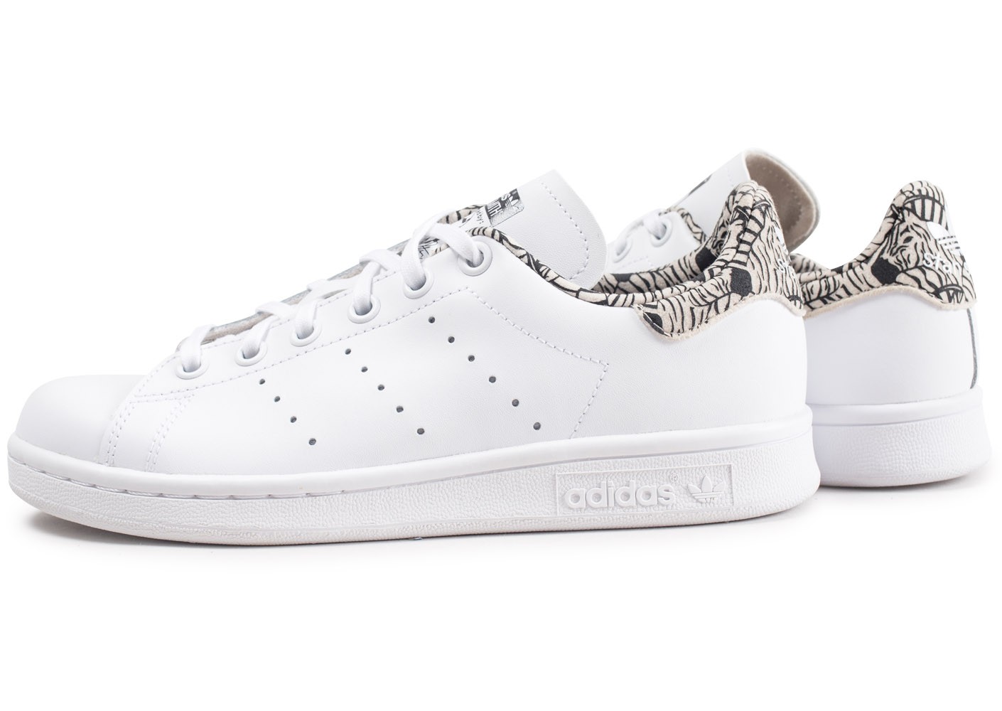 stan smith femme blanche scratch