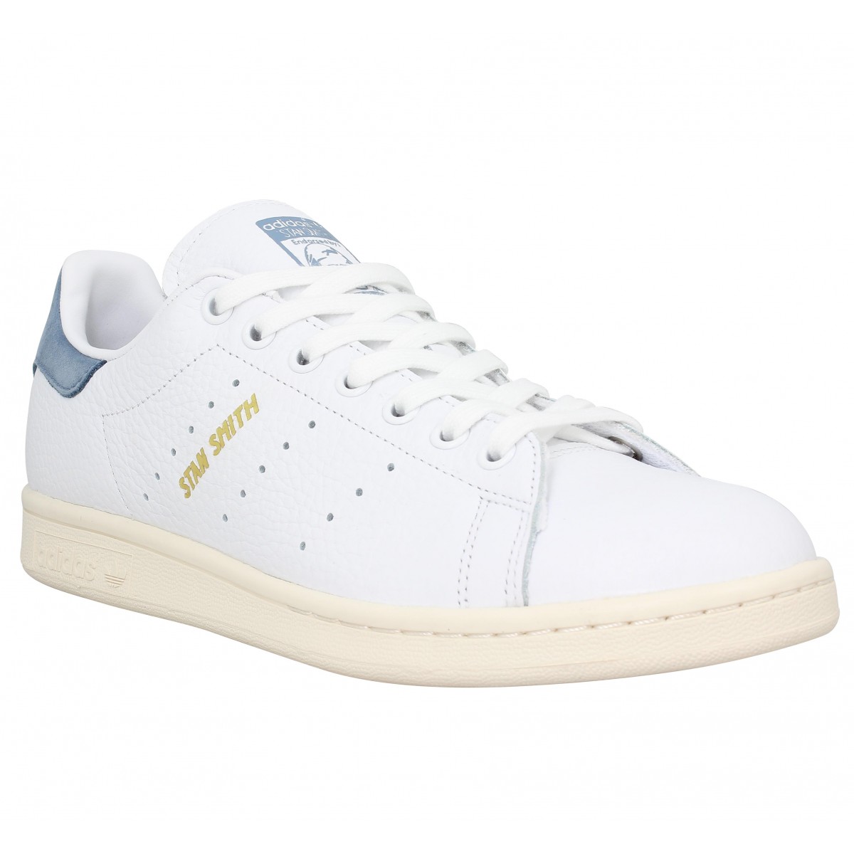 stan smith homme blanche et bleu