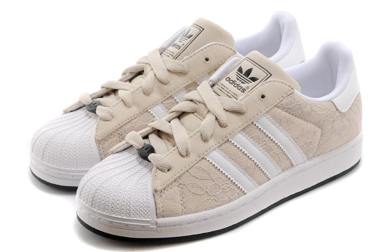 superstar beige et blanche