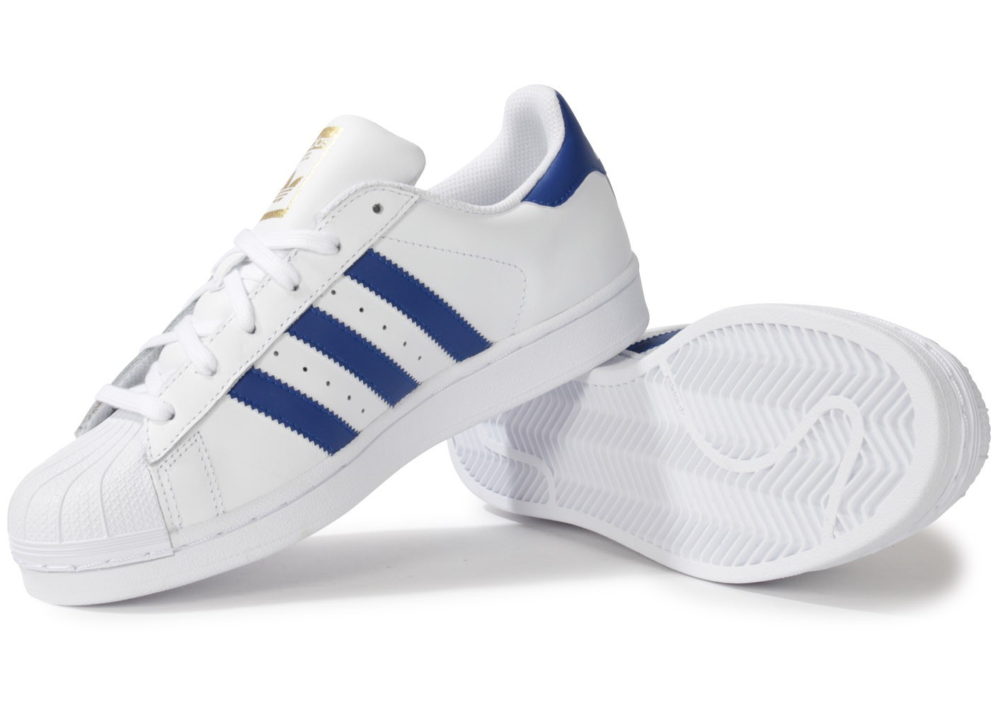 adidas super star bleu