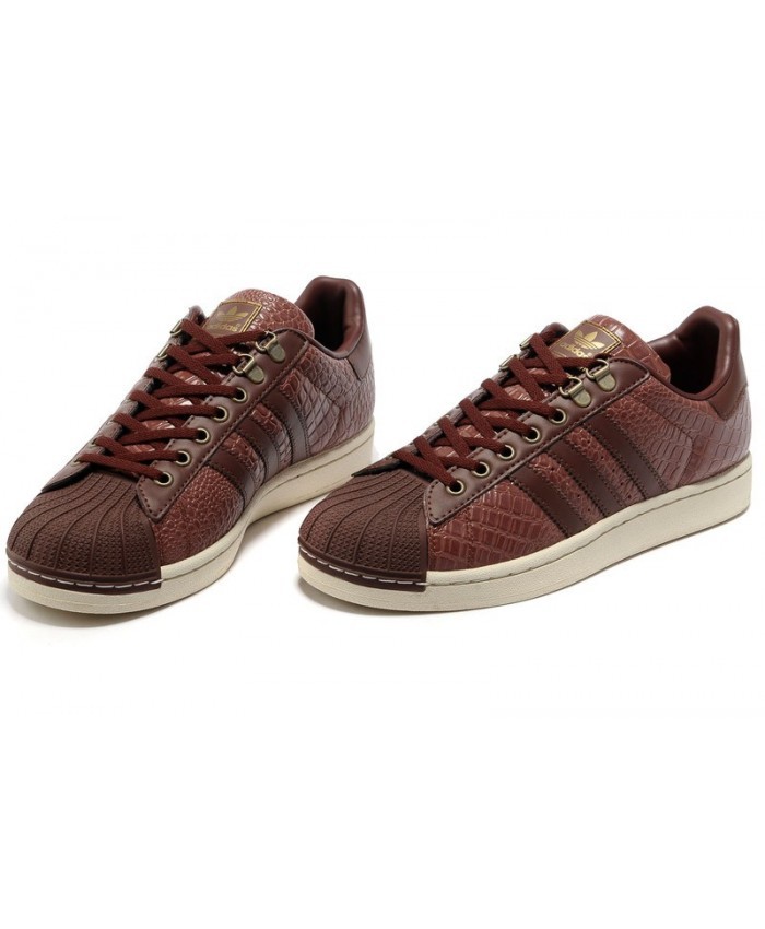 adidas cuir marron