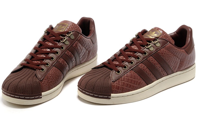 adidas cuir marron