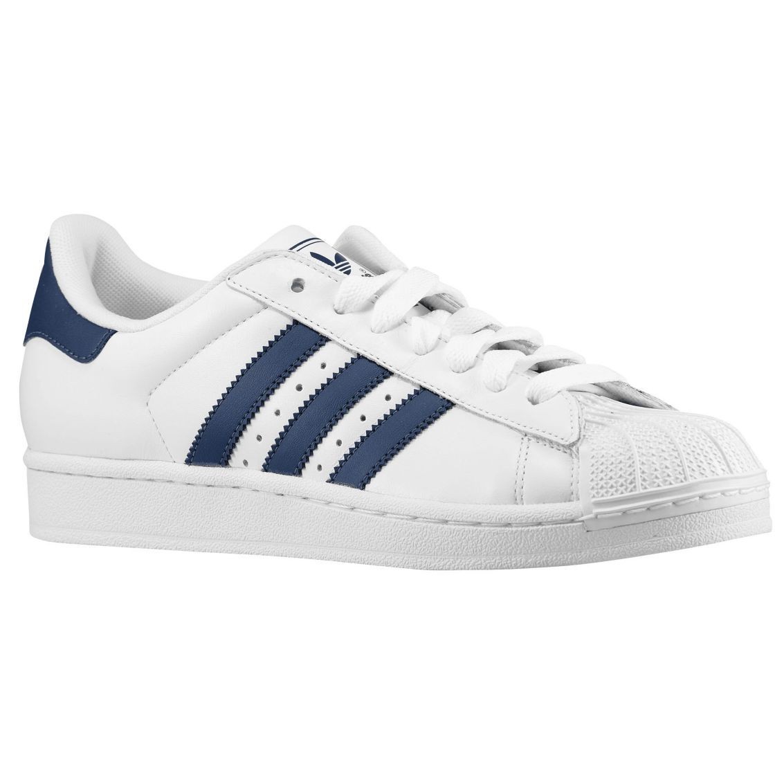 superstar bleu marine et blanche