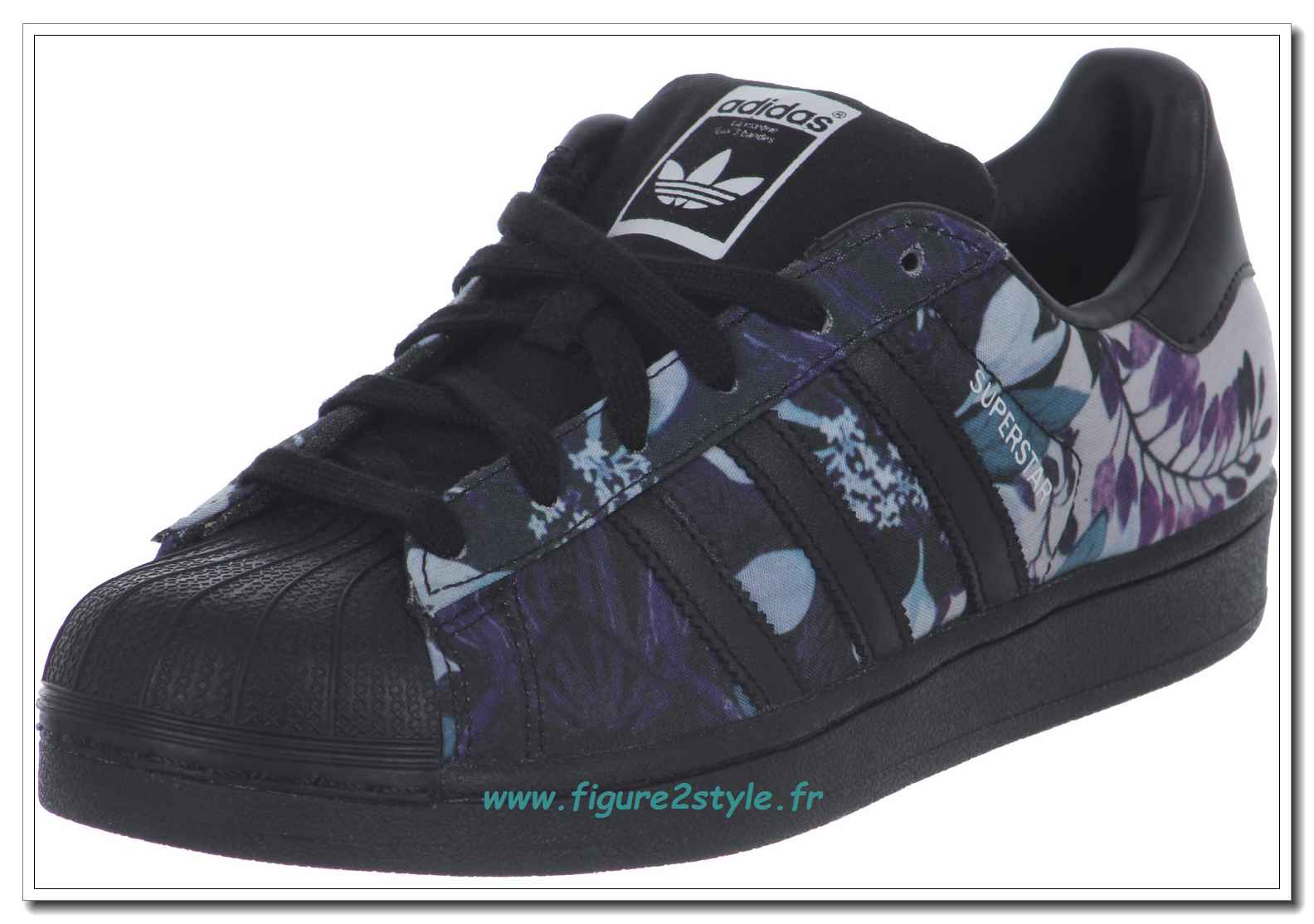 adidas superstar femme fleur