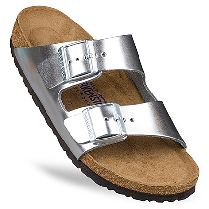birkenstock homme argenté