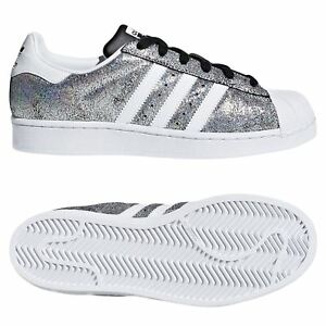 basket adidas femme noire brillante