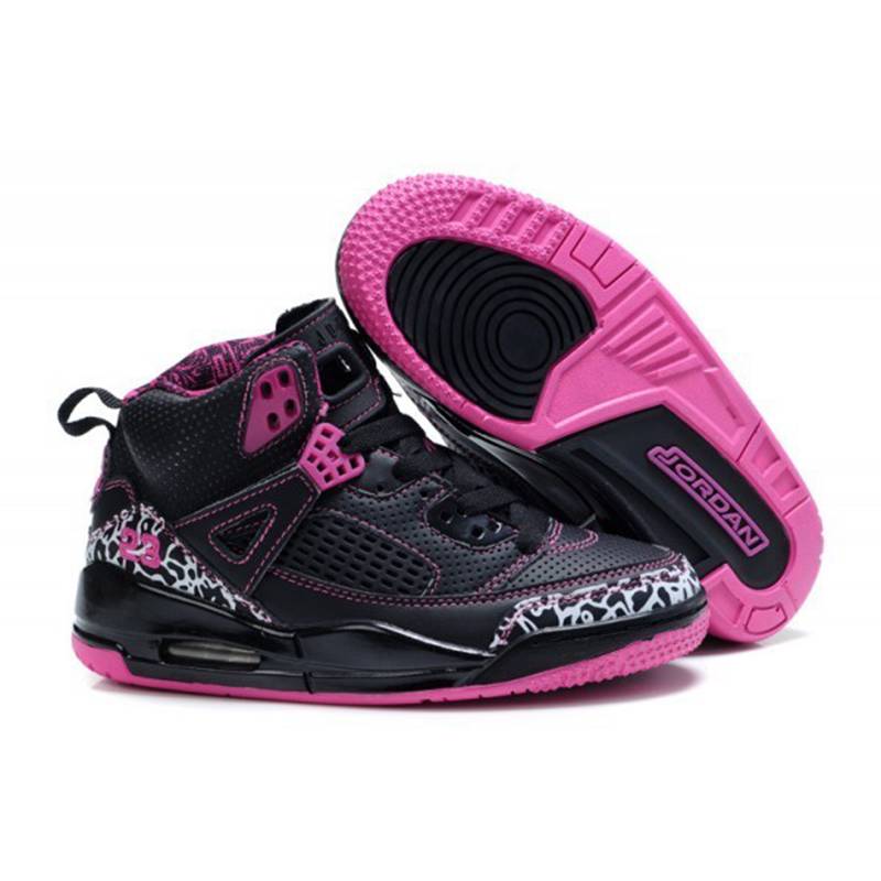 air max bebe fille noir et rose jordan