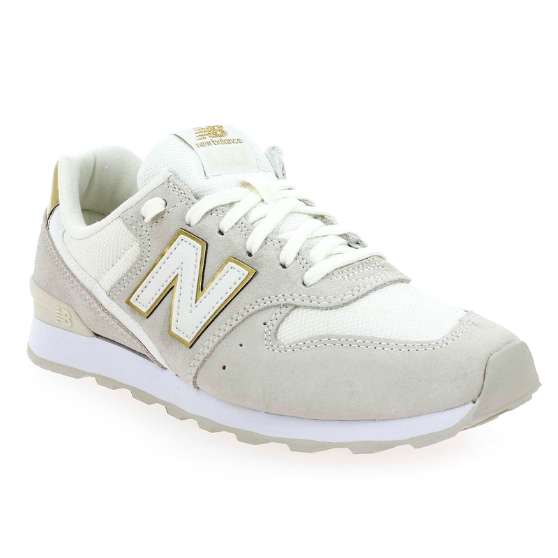 new balance femme blanche et or