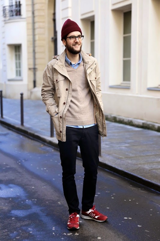 new balance homme look