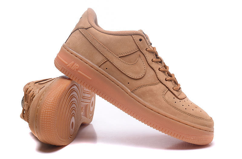 nike air force 1 beige marron