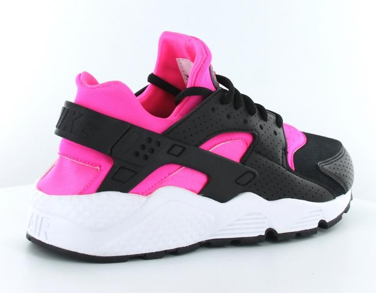 nike huarache femme rose et noir