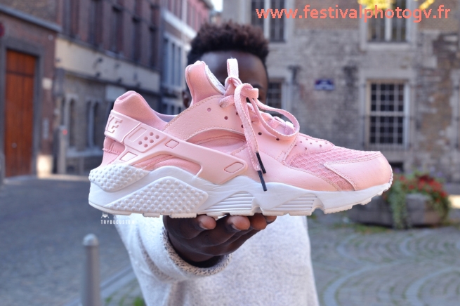 huarache rose pale femme jordan