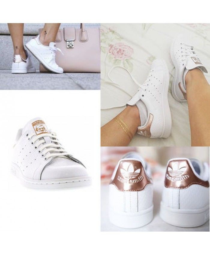stan smith or rose femme