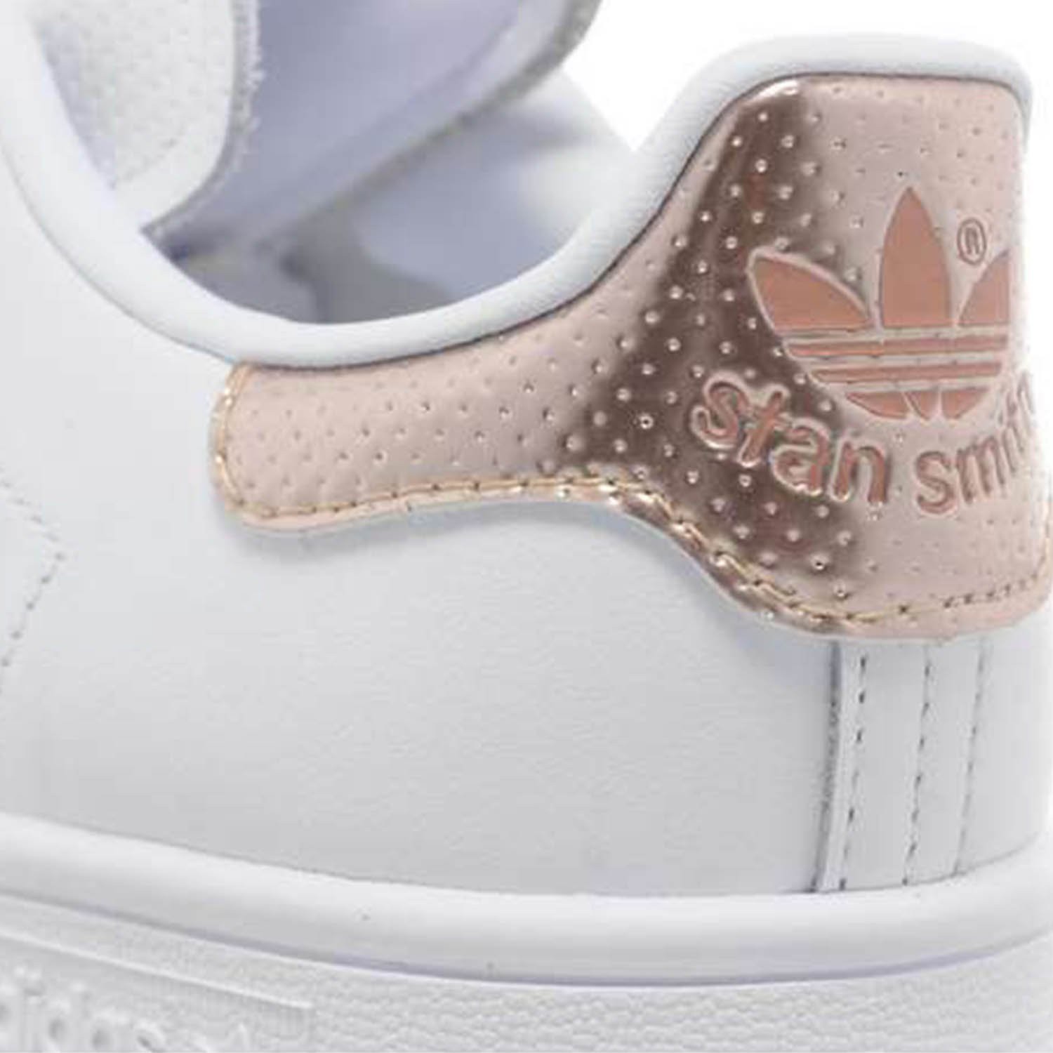 stan smith femme rose gold metallic